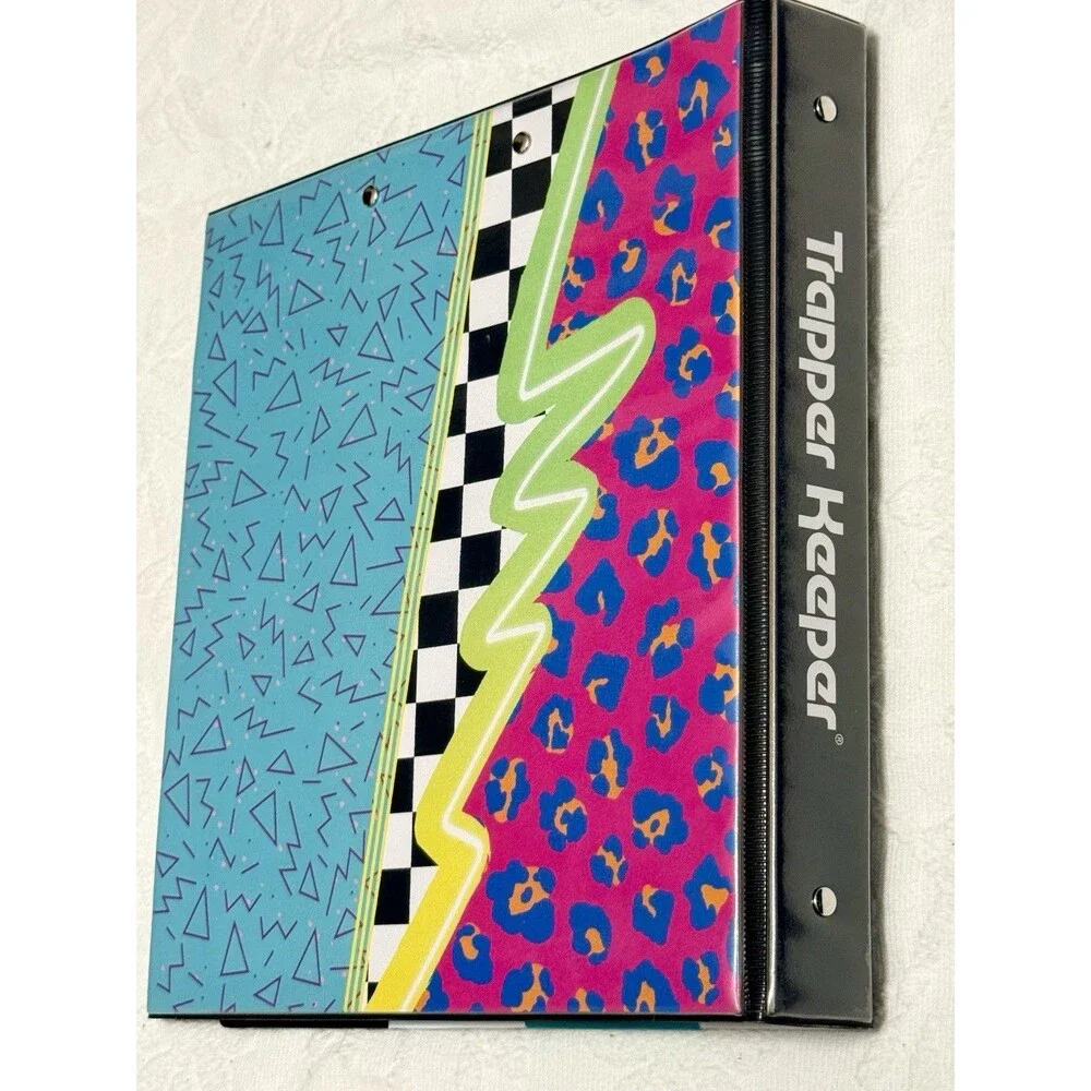 NWT Mead Original Trapper Keeper Retro 80s 90s Binder Memphis Back to School
